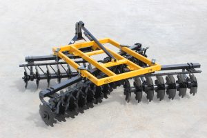 Front view of large-frame LTF Lift Offset Harrow